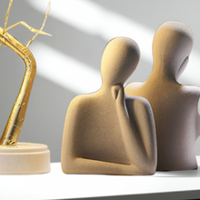 The Couple Ceramic Sculptural Figures – Wabi-Sabi Home Decor