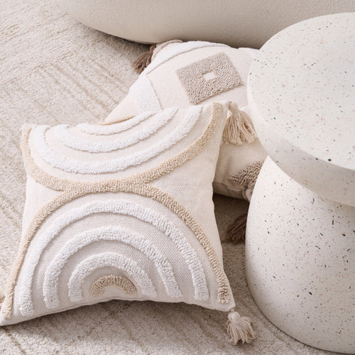 Bohemian Tassel Cushion Cover