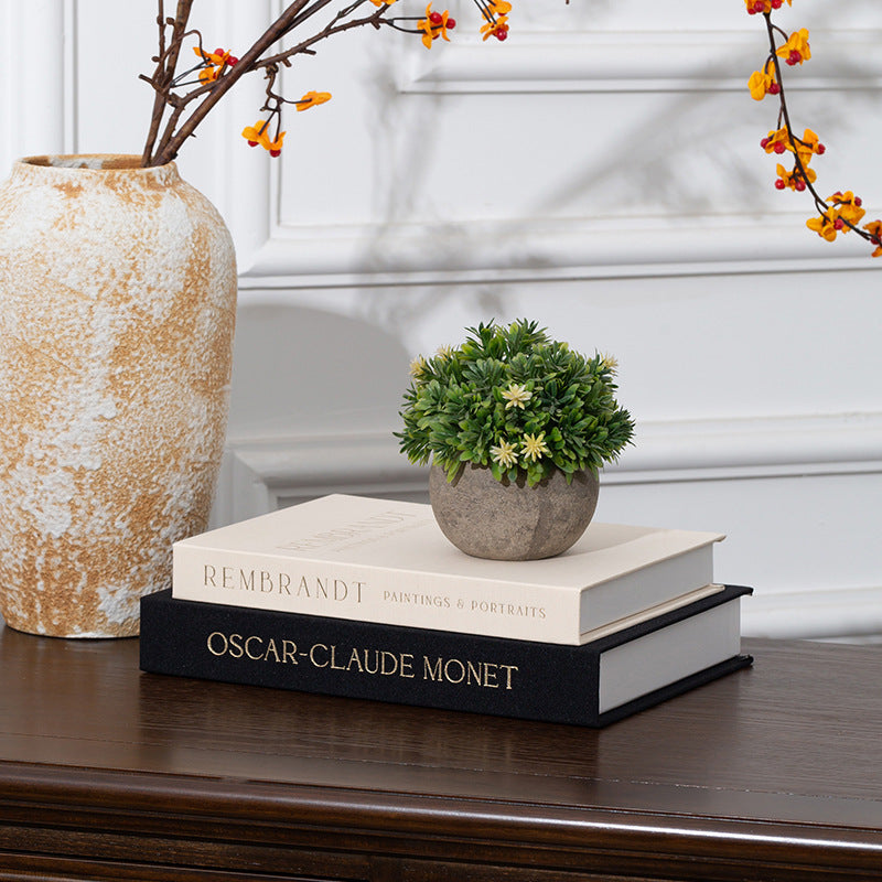 Decorative Linen Book Box