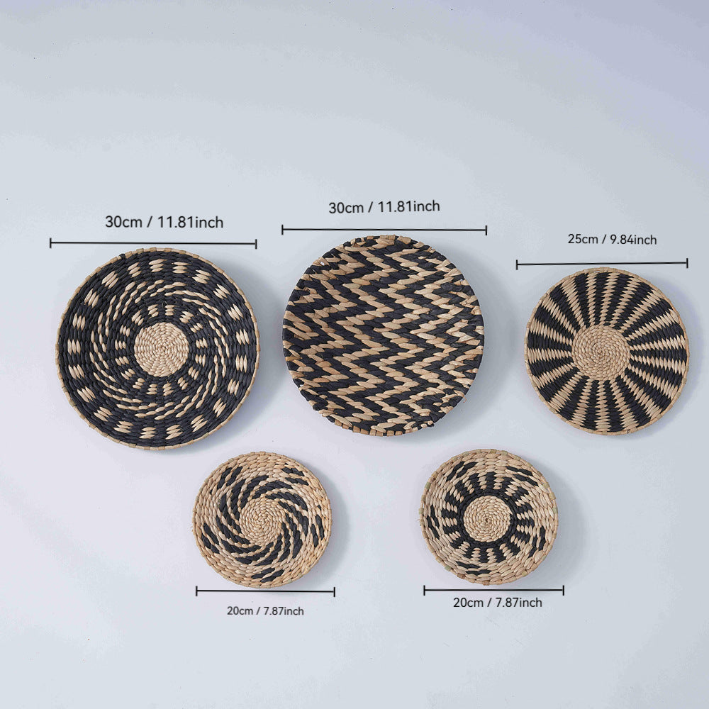 Woven Wall Baskets – Handwoven Boho Basket Wall Decor