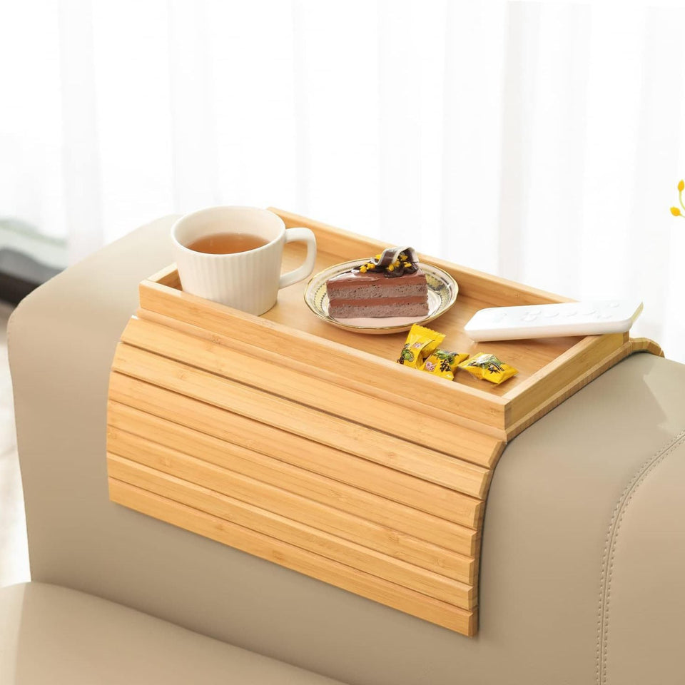 Solid Wood Sofa Arm Tray
