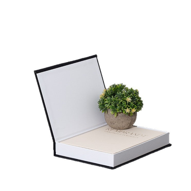 Decorative Linen Book Box
