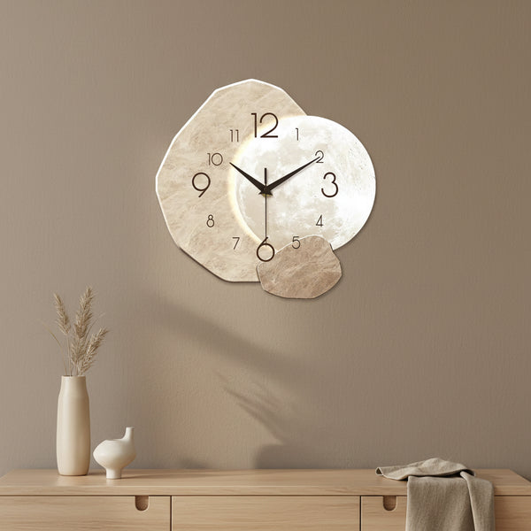 Luna Moon Wall Clock