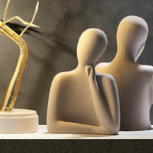 The Couple Ceramic Sculptural Figures – Wabi-Sabi Home Decor